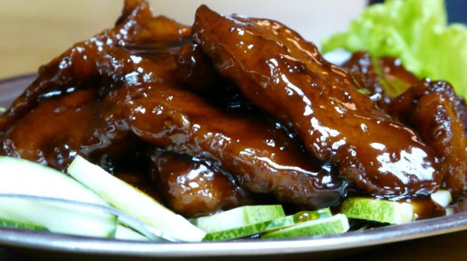 שוקי עוף בתנור עם קריצה אסיאתית