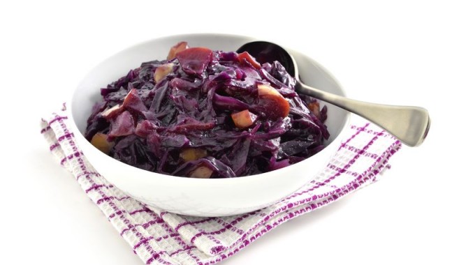 כרוב אדום עם יין אדום – טבעוני