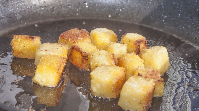 פולנטה מטוגנת