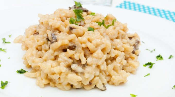 ריזוטו במגוון פטריות