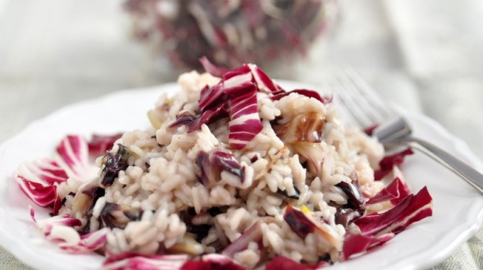 ריזוטו עם אנדיב אדום (עולש)