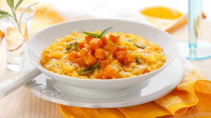 ריזוטו עם בטטה וכרשה