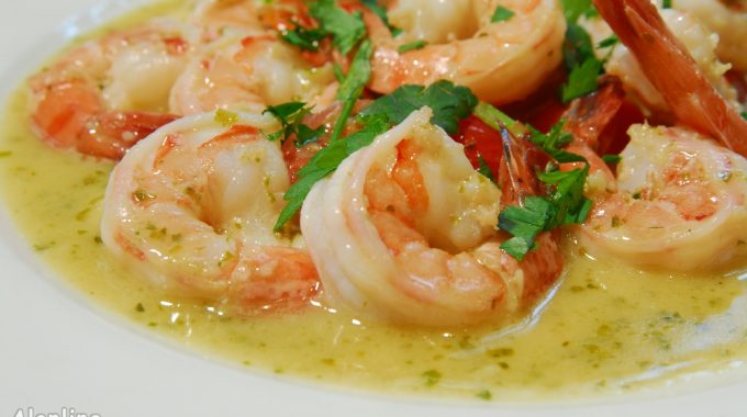 שרימפס ברוטב חמאה