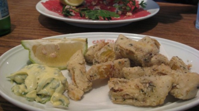 ארטישוק מטוגן עם פרמזן