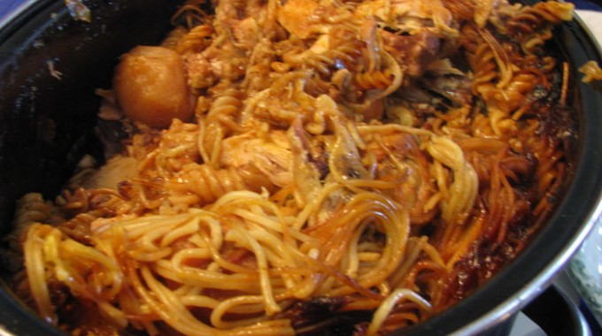 חמין ממקרוני