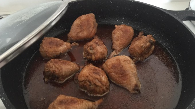 עוף בפירורי לחם